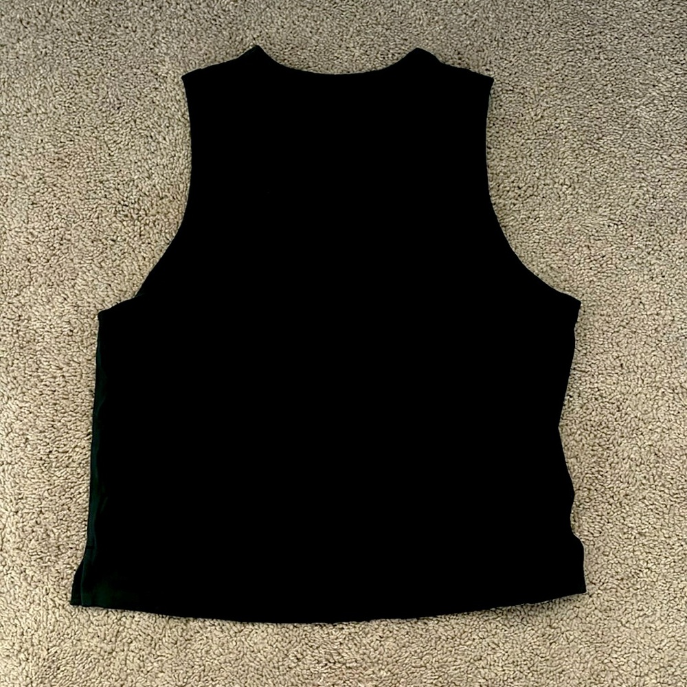 Classic-Fit Cotton-Blend Tank / Size 2 / Color: Black 🖤